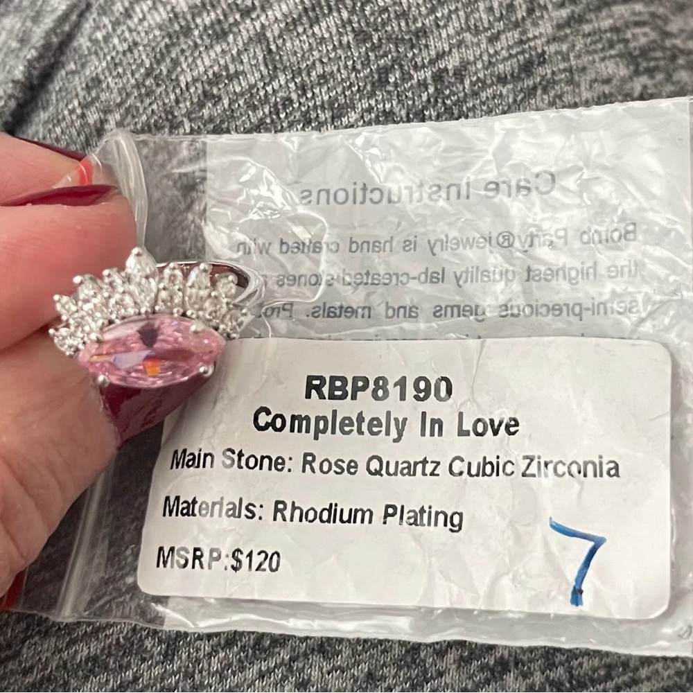 Completely In Love Pink Ring